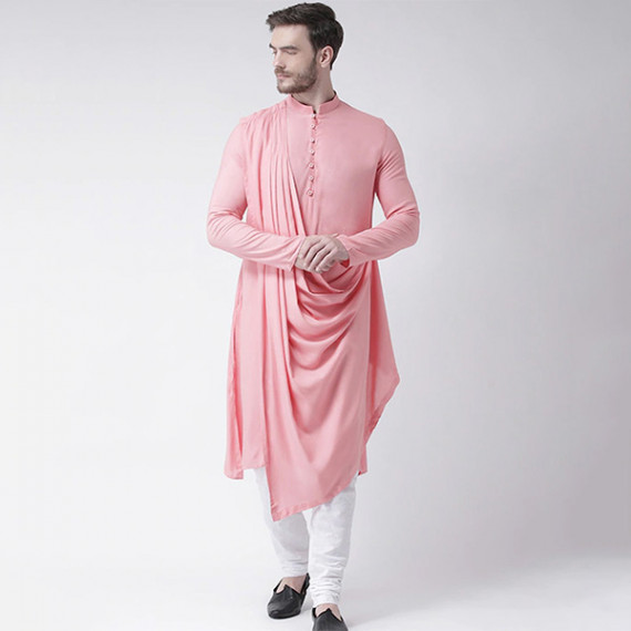 https://dropstyles.in/products/men-pink-solid-straight-kurta-with-attached-drape