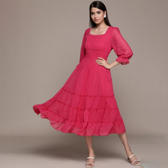 https://dropstyles.in/products/solid-chiffon-smocked-tiered-midi-dress