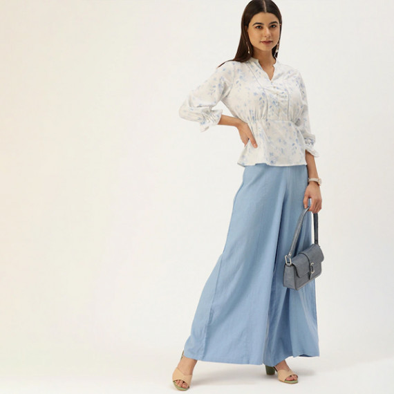 https://dropstyles.in/products/white-blue-tropical-print-mandarin-collar-peplum-top