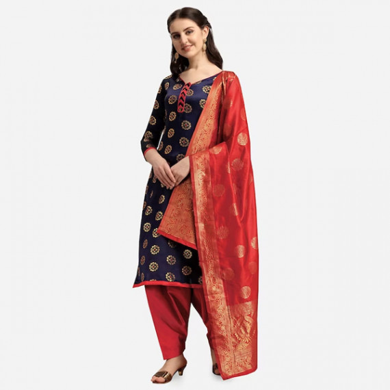 https://dropstyles.in/products/navy-blue-red-woven-design-banarasi-unstitched-dress-material