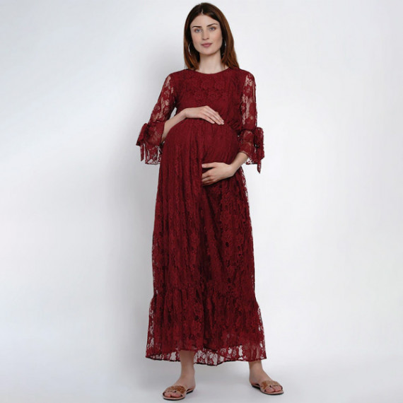 https://dropstyles.in/products/women-maroon-maternity-self-design-maxi-dress